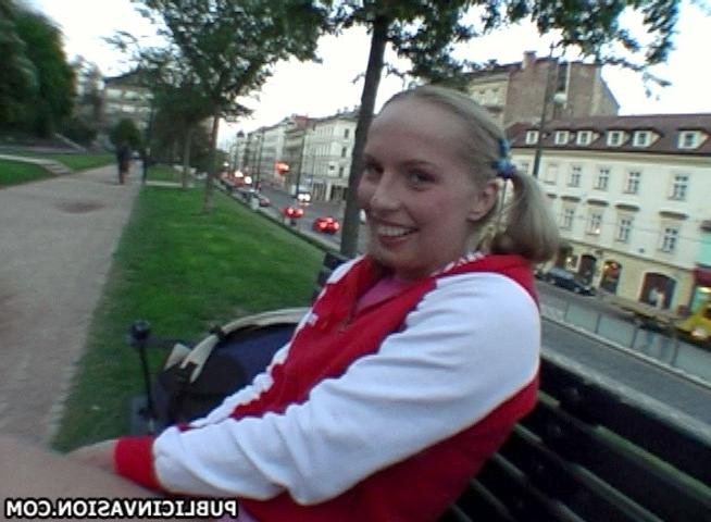 16P casual teen gets paid by stranger for dirty deeds she performs