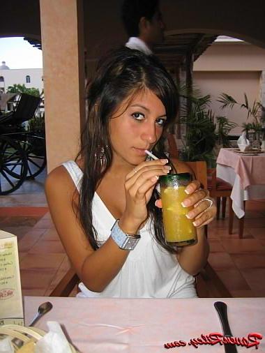 24P Brunette swim closeups hard nipples