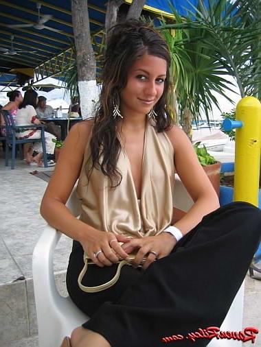 24P Brunette swim closeups hard nipples