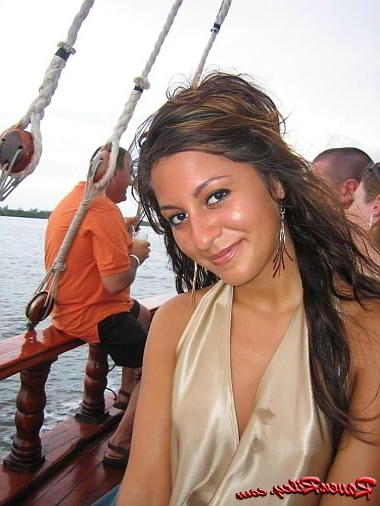 24P Brunette swim closeups hard nipples