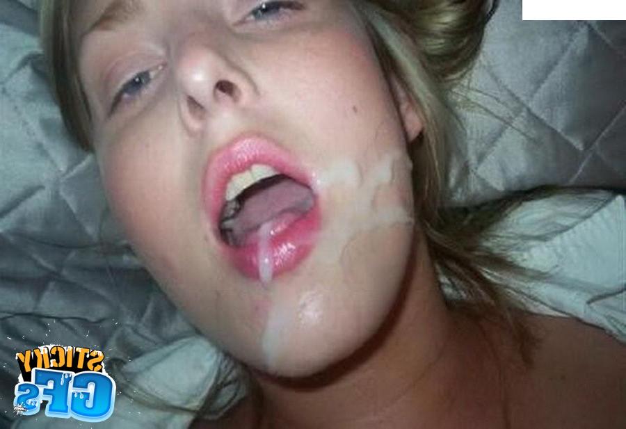 15P Wild girlfriends getting blasted with cum