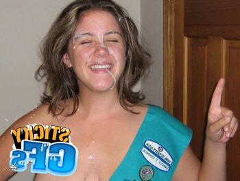 15P Cute teen gfs get blasted with cum