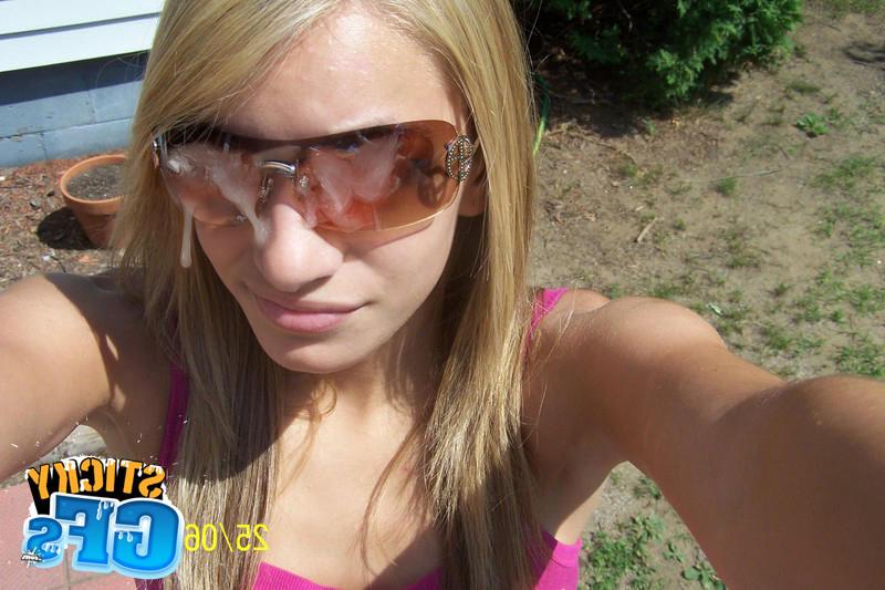 15P Teen girlfriends getting blasted with cum