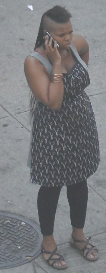 15P Harlem Girls in the Heat 164 New York - Big Flapjack Boobs