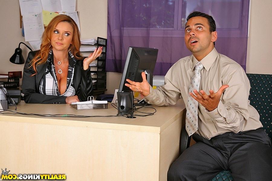 12P 12 pics and 1 movie of Janet from Big Tits Boss