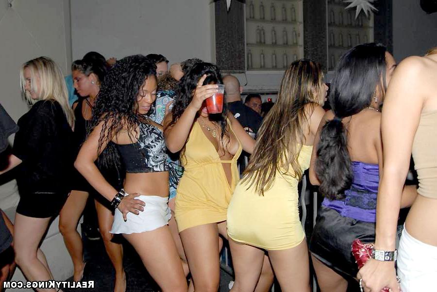 18P Check out these hot drunk club babes fucking and sucking in this hot backroom cl