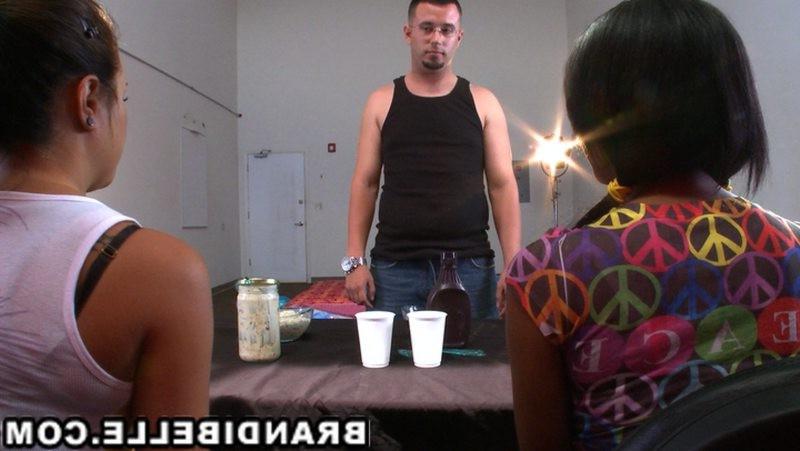 16P Brandi Belle and her hot girlfriend testing balls