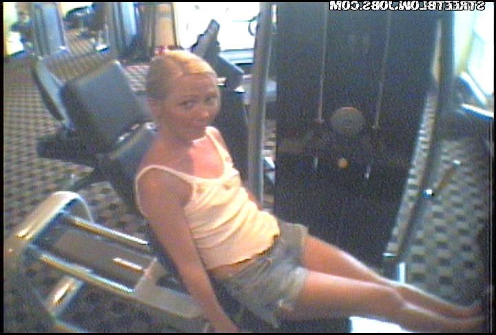 15P Skinny blonde with little nipples gets shown through spy glasses