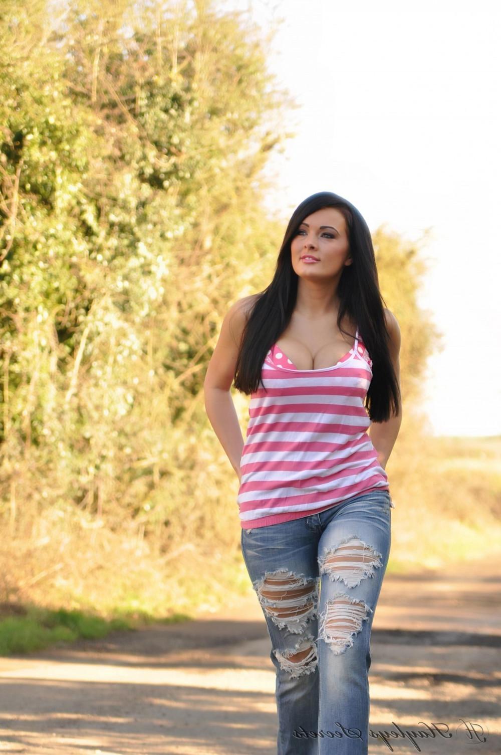 12P Beauty busty brunette Charley Atwell stripping at home