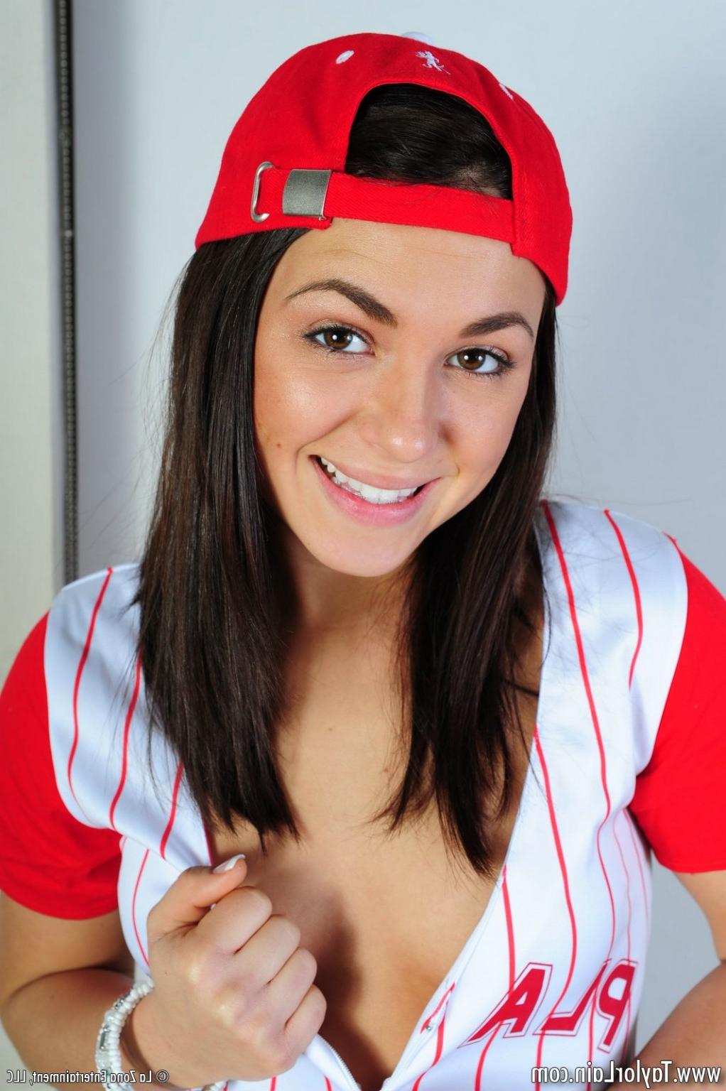 15P Teen in softball uniform likes dildos