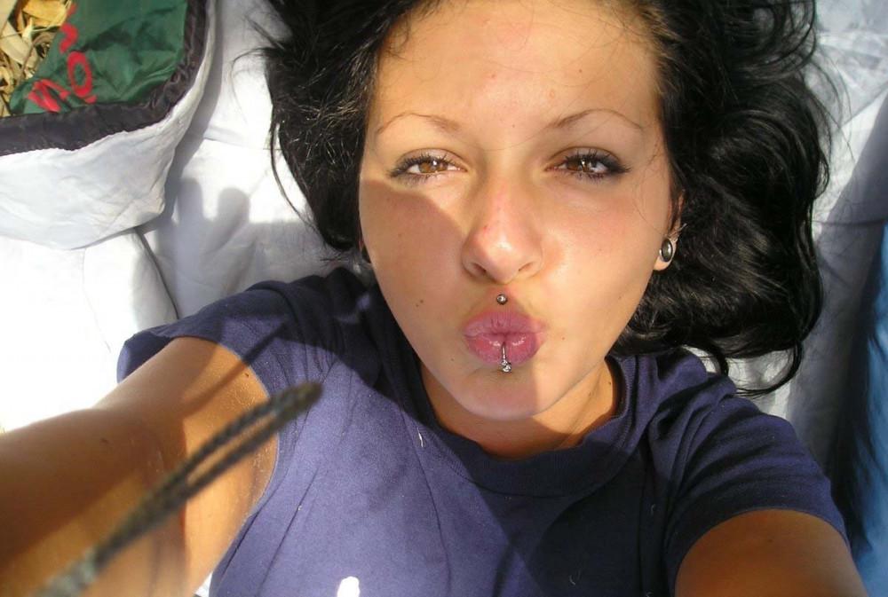 16P Pierced Teen Girlfriend 