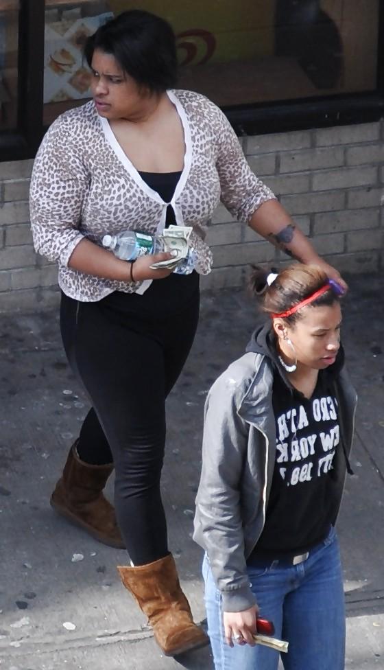 8P New York Thick Girls with Big Boobs in Tight Clothes