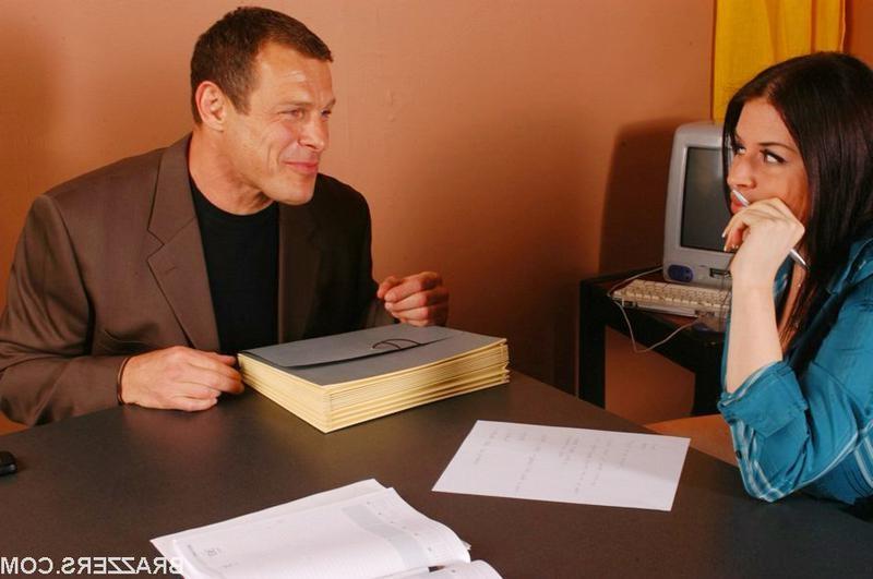 16P Nasty huge boobed milf secretary banged by boss at office