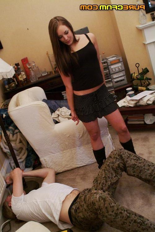 18P Three naughty girls jacking off a plumbers tools