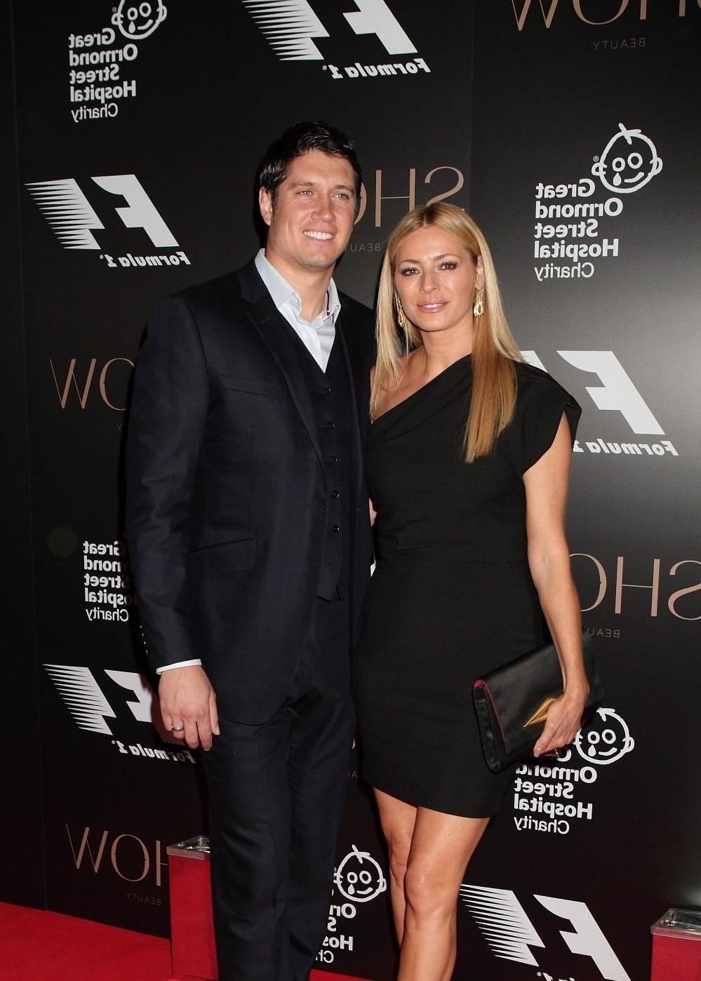 15P Tess Daly flashing her panties at the Great Ormond Street Charity in UK