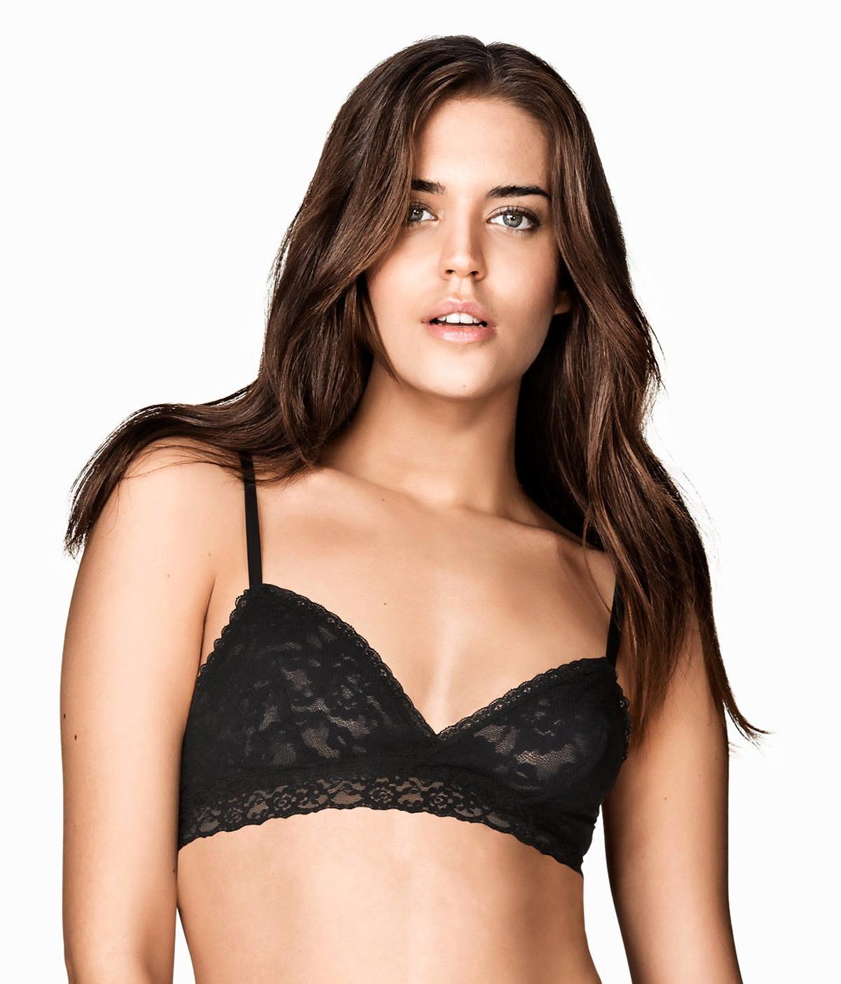 16P Clara Alonso in very hot HM Spring 2014 lingerie collection