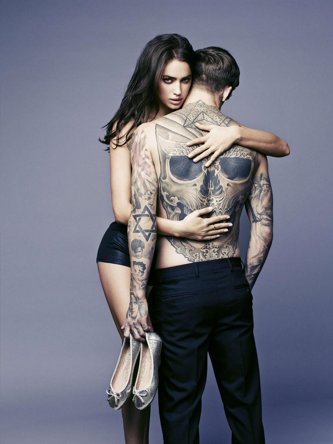 16P Irina Shayk getting groped in lingerie and some sexy outfit during XTI Spring Su