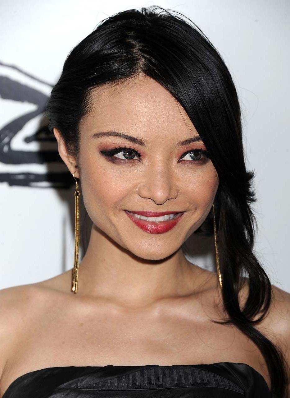 16P Tila Tequila leggy in high boots and posing sexy in white stockings on street