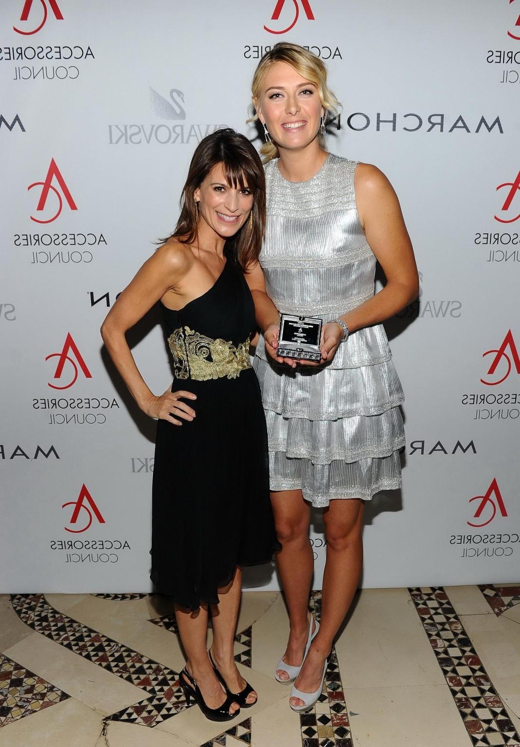 16P Maria Sharapova leggy at ACE Awards at Cipriani 42nd Street in New York