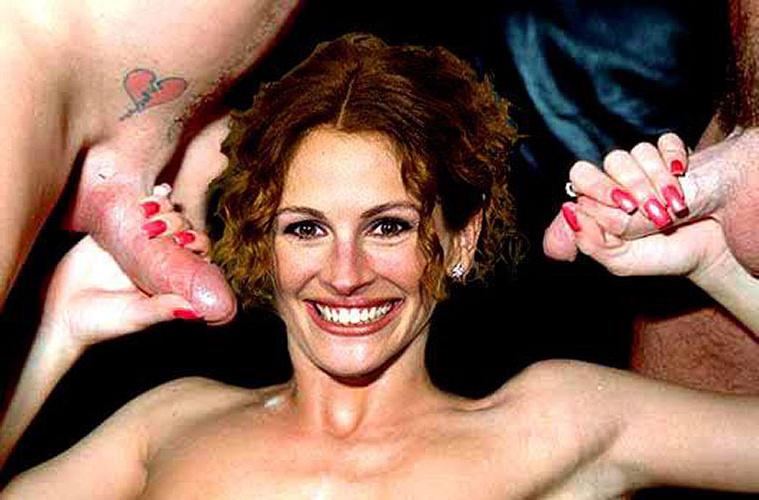 16P Julia Roberts showing her pussy and tits and fucking hard