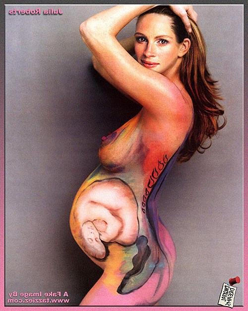 16P Julia Roberts showing her pussy and tits and fucking hard