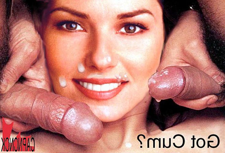 16P Shania Twain showing her pussy and tits and fucking hard