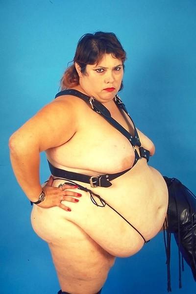 19P Giant big fat dominant slut with whip
