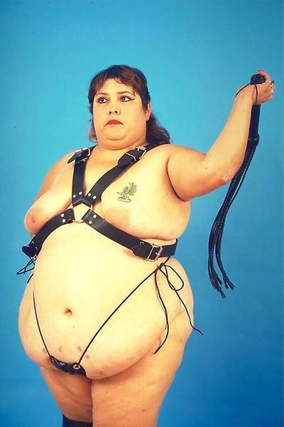 19P Giant big fat dominant slut with whip