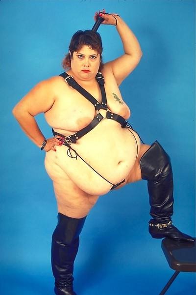 19P Giant big fat dominant slut with whip