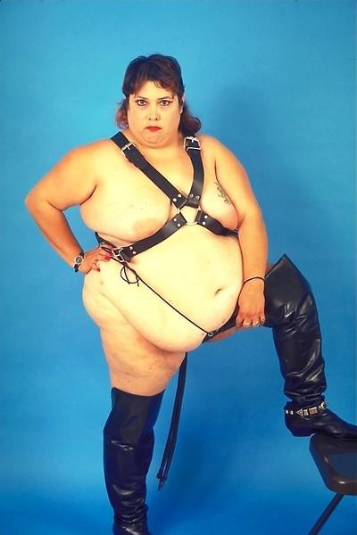 19P Giant big fat dominant slut with whip
