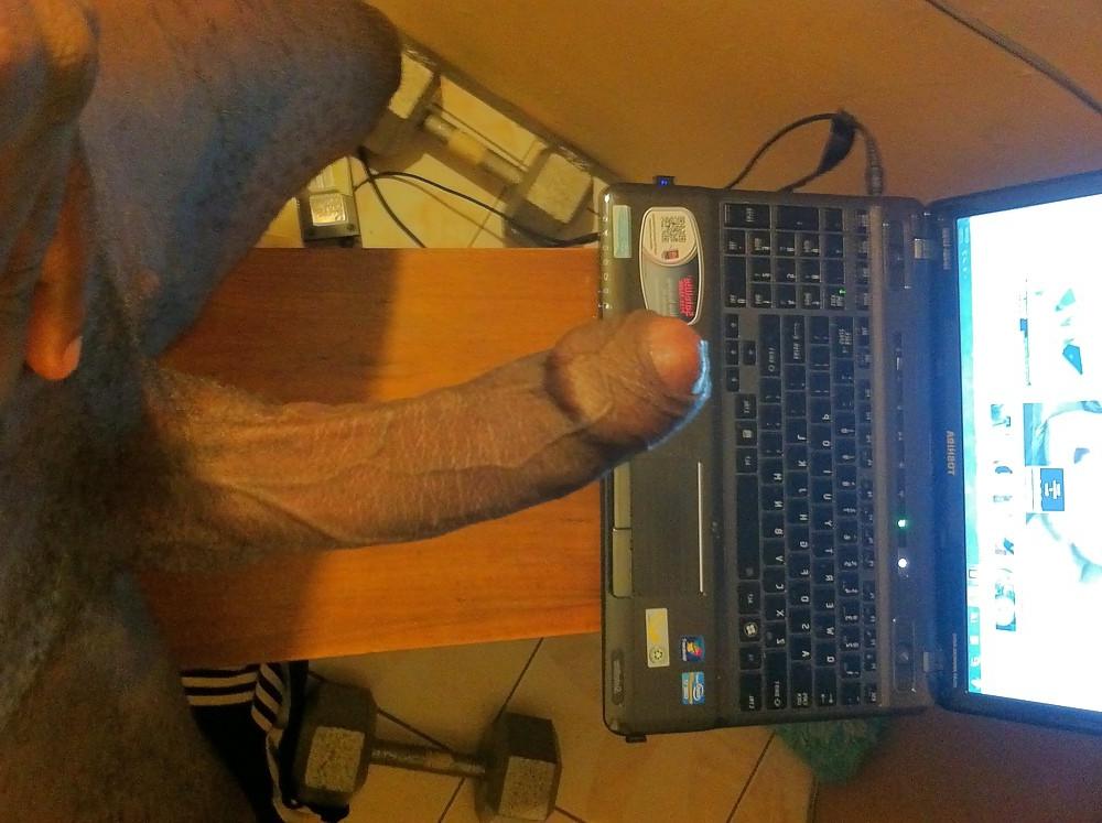 16P Real amateur guy plays with his big white dick