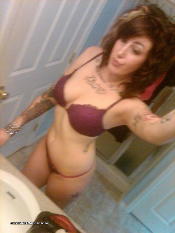 8P Selection of two amateur punk honeys posing sexy