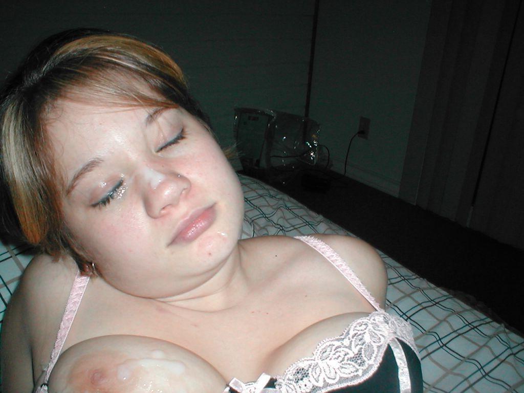 16P Collection of cum-squirted faces