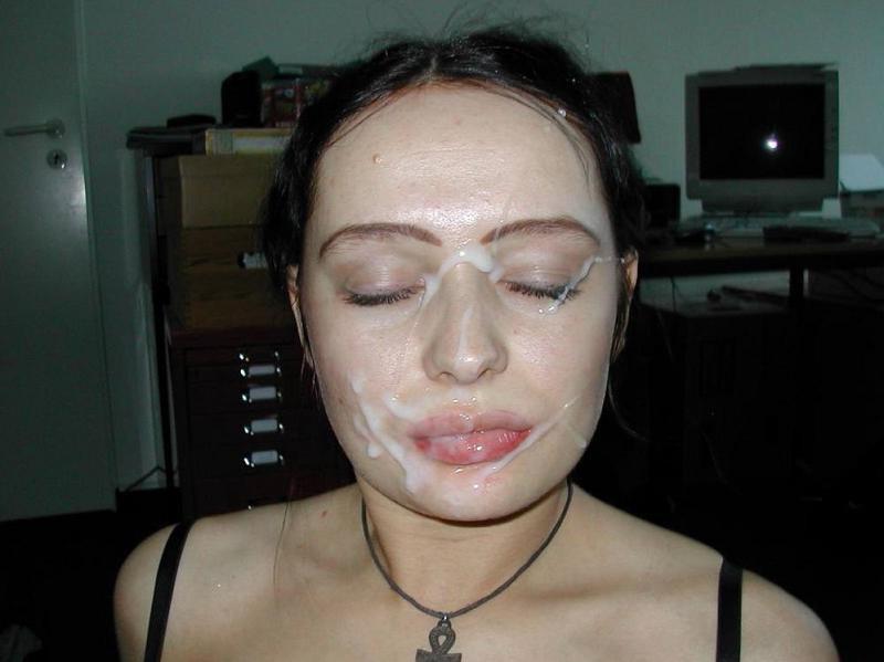 16P Collection of cum-squirted faces