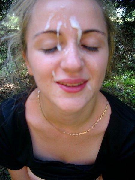 16P Collection of cum-squirted faces