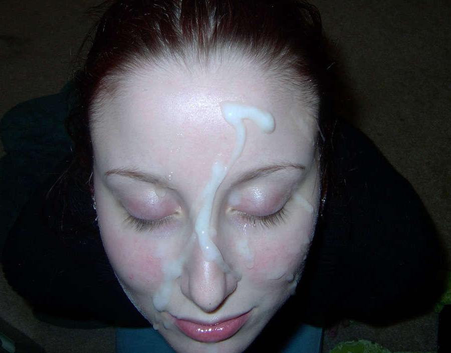 15P Hot and wild picture set of messy cum facials