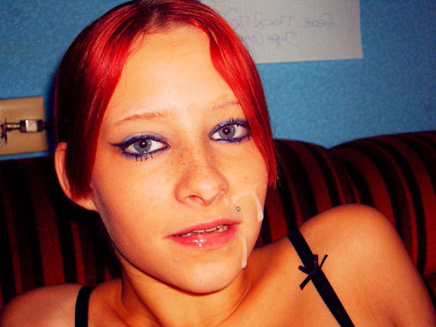 15P Photos of hotties who love cum facial