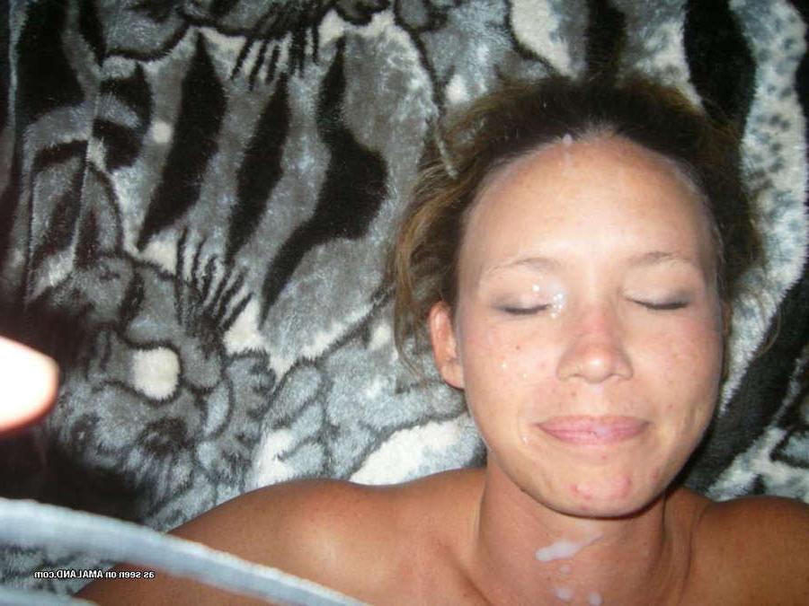 15P Photos of hotties who love cum facial