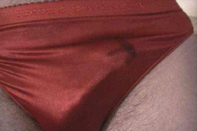 16P Cross dressers in silky panties