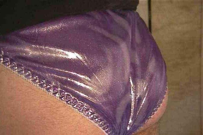 16P Cross dressers in silky panties