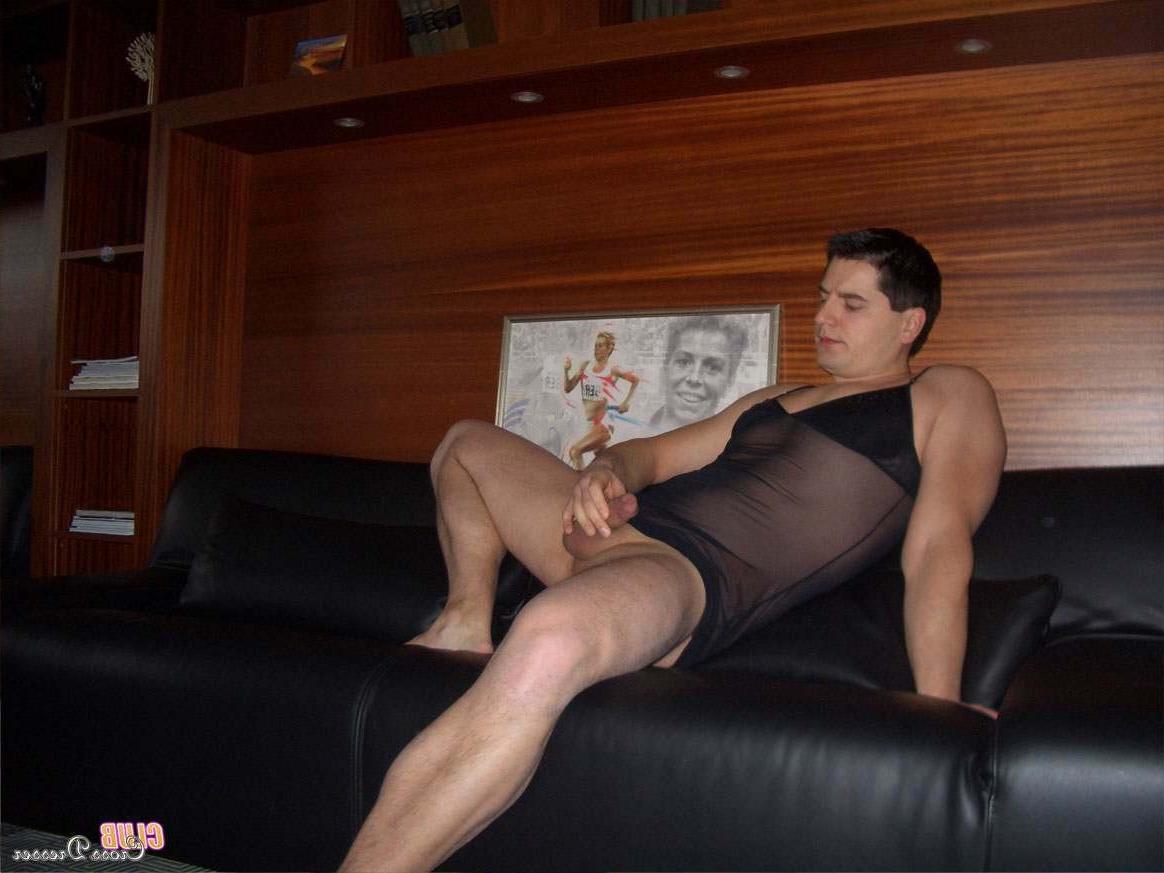 16P Guy dressed in sexy lingerie