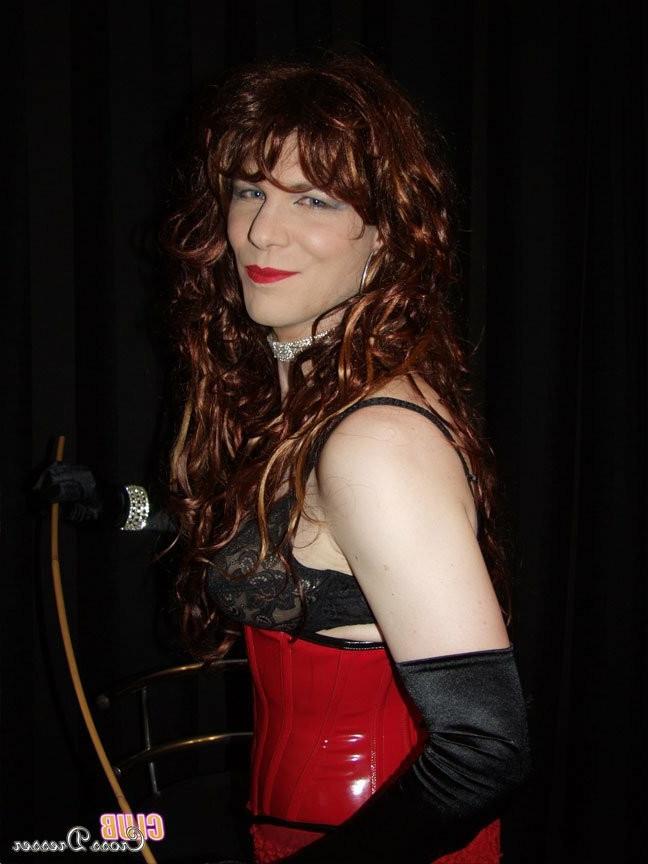 16P Hot crossdresser dressed in sexy lingerie