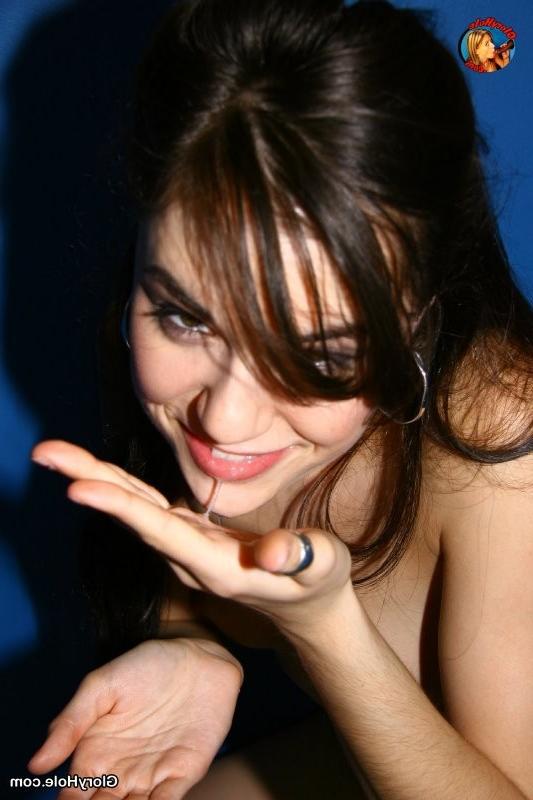 16P Sasha Gray sucking cock and slurping cum at a gloryhole