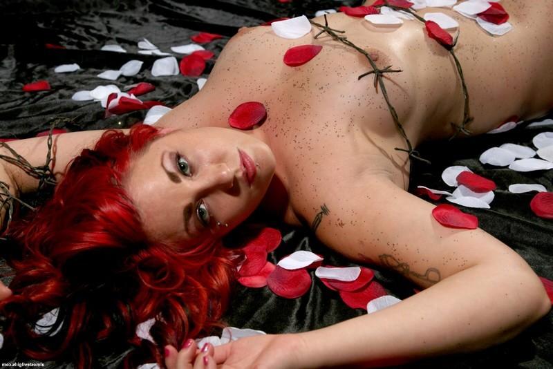 15P Jessa rolls in barbed wire and roses