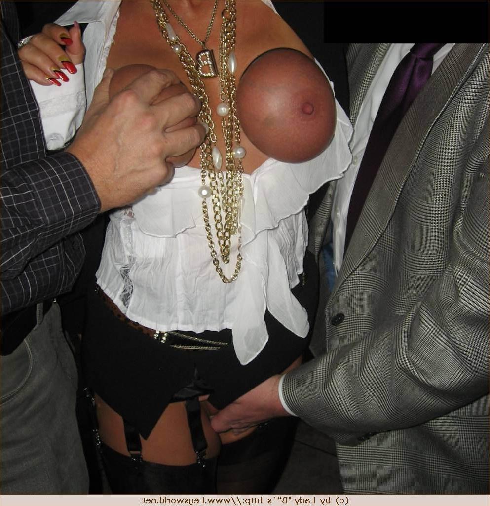 12P Busty german lady in stockings having blind date