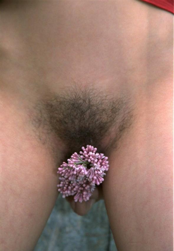 20P Slut showing hairy pussy on balcony