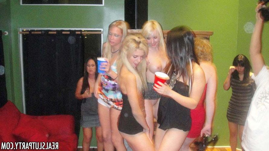 17P Insane college fuck fest with hot babes sucking and fucking