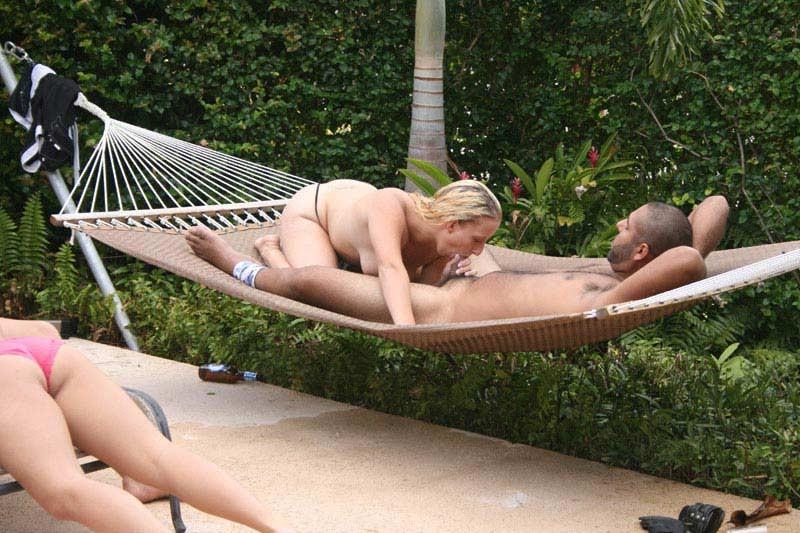 15P Bikini amateur babes fucking on outdoor orgy sex party