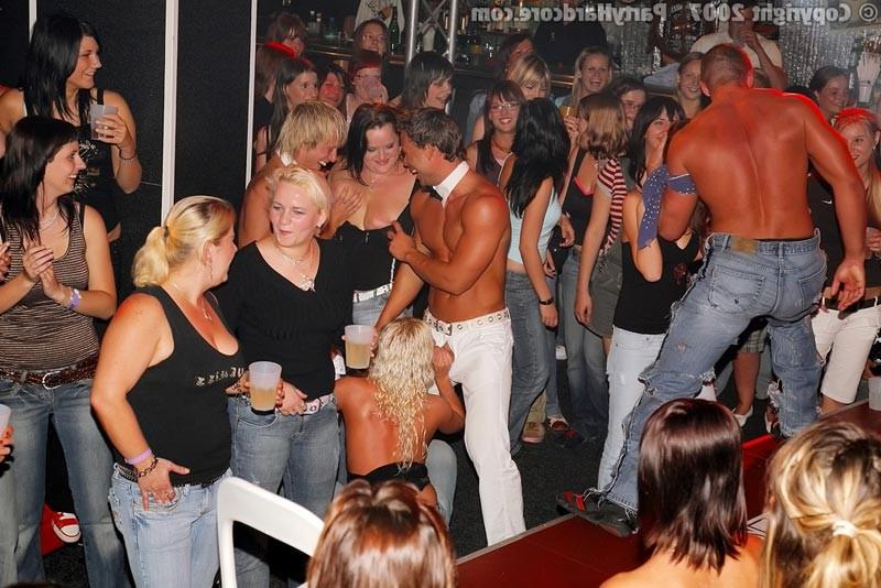 15P Sexy and horny amateur babes orgy sex with pro go-go boys