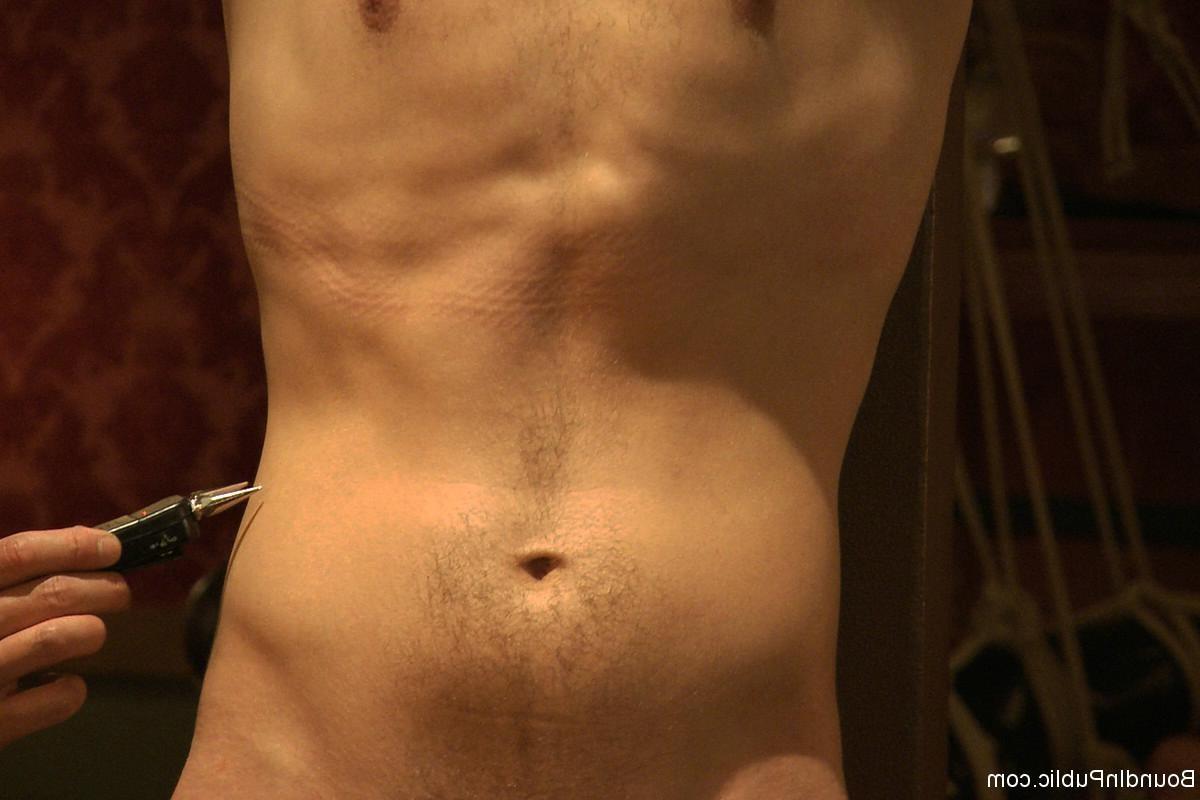 24P Slave gay gets tied up and fucked in public by group of gays